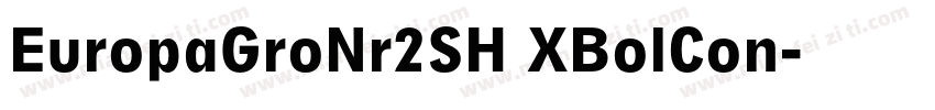 EuropaGroNr2SH XBolCon字体转换